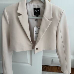 NWT Zara Cropped Blazer
